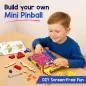 Smartivity Mini Flipper DIY pour Enfants 6-12 ans | Jeu de Flipper Portable | Cadeau Anniversaire STEM